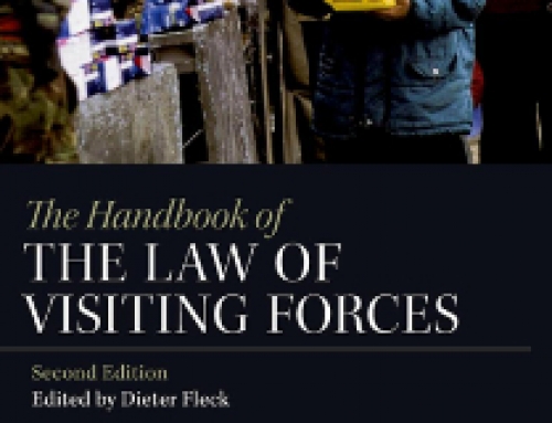 Jurisdiction and the Law of Visiting Forces